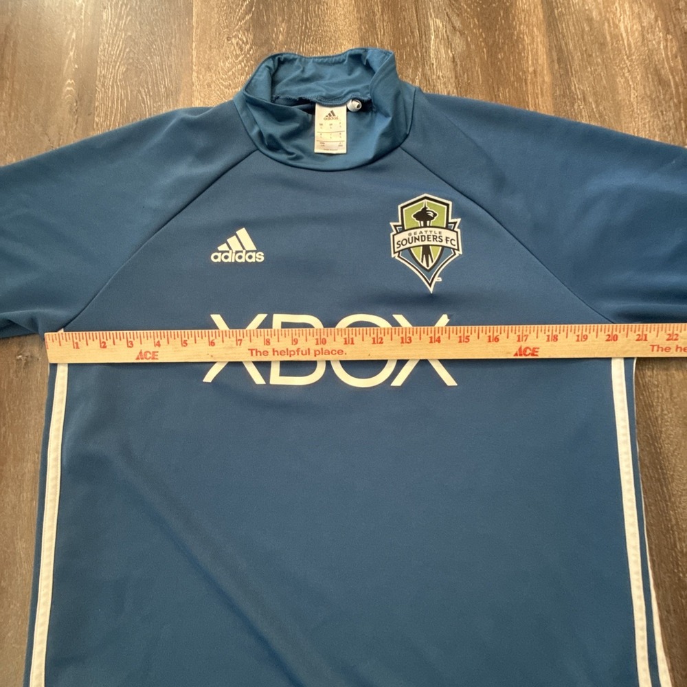 Adidas Seattle Sounders XBOX Home Long Sleeve Soccer Jersey Size L Goalie Kit - Picture 8 of 10